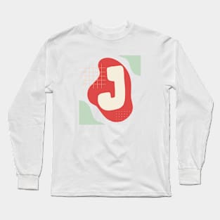 Alphabet J Long Sleeve T-Shirt